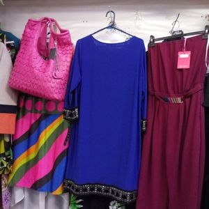 Tiana B. Cobalt dress